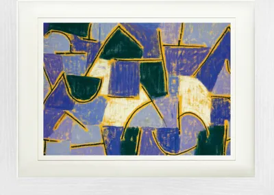 Produktbild von Paul Klee Gerahmtes Bild Mit Edlem Passepartout | Wand-Bilder | Im Bilderrahmen - Blaue Nacht, 1937 (30 x 40 cm)
