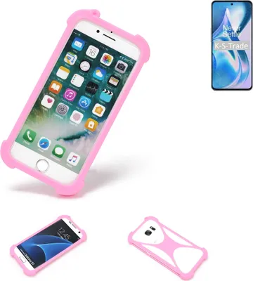 Produktbild von K-S-Trade Handy Hülle kompatibel mit OnePlus Ace Schutz Hülle Bumper Silikon Schutz Hülle Cover Case Silikoncase Silikonbumper TPU Softcase