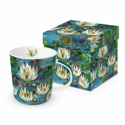 Immagine prodotto di PPD Nelumbo Trend Mug, in confezione regalo, tazza, tazza da caffè, tazza, tazza, New Bone China, 400 ml, 160302558