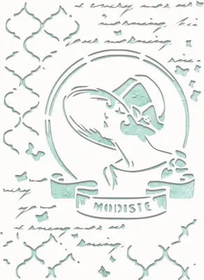 Produktbild von MINTAY KREATIVA Mixed Media Schablone STENCIL - Mixed 2 Frau