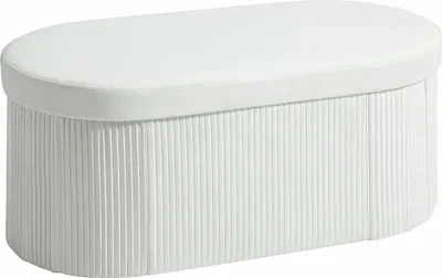 Produktbild von HOMCOM Sitzbank mit Stauraum Klappbar Polsterbank mit Samt-Optik 76 x 38 x 35 cm