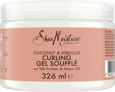Productafbeelding van Shea Moisture Coconut & Hibiscus Curling Gel Soufflé (326 ml)