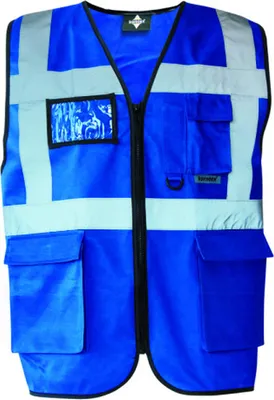 Produktbild von Korntex KXMF | Multi-Funktions-Warnweste Executive - Farbe: Royal Blue - Größe: XL