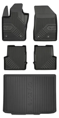 Obrázok produktu pre Autokoberce 3D TPE + vaňa kufra DryZone pre: Jeep Renegade 2014- SUV 5 ks