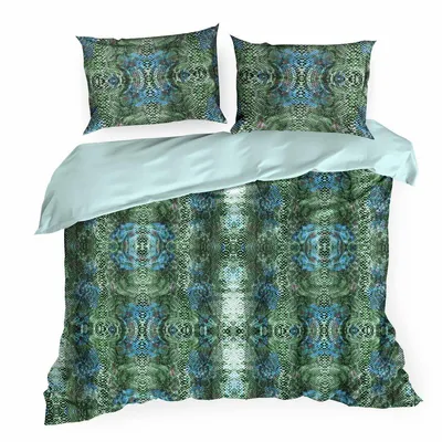 Produktbild von Bettwäsche Kissenbezug grün 160 x 200 cm modern Design 100% Baumwolle