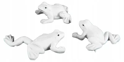 Produktbild von Skandi.pl Keramik-Frosch Deko für Töpfe, 3er Set