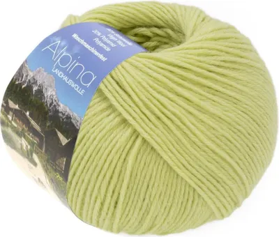 Produktbild von Lana Grossa - Alpina Landhauswolle 0071 helles lindgrün