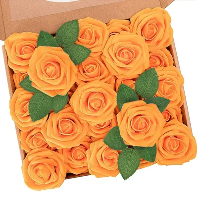 Produktbild von Kunstblumen-Set mit 25 Stück – Schaumrosen für Hochzeiten