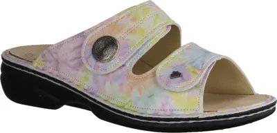 Produktbild von Finn Comfort Sansibar, Damen, Pantolette, Leder, Confetto,lose Einlagen, bequem - Damenschuhe Pantolette / Zehentrenner, Mehrfarbig, leder (blur)