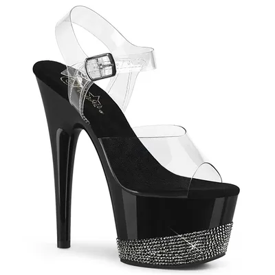 Obrázek produktu pro ADORE-708-3 dámské sandály Pleaser, průhledné EU 38, US 8