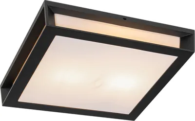 Produktbild von Moderne Außenwandleuchte Schwarz 2 Licht IP44 Jeffrey