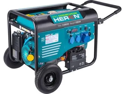 Produktbild von Heron 8896326 elektrocentrála benzínová a plynová (LPG/NG) 17HP/82kW elektrický start ATS ready