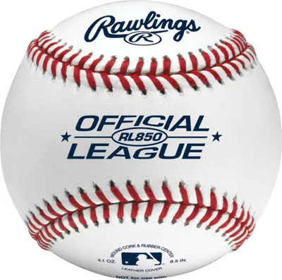 Obrázek produktu pro Rawlings RL850 8,5palcový baseballový míč | Oficiální ligový míč pro mládež