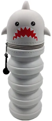 Immagine prodotto di Custodia in silicone per zainetto, grigia, Kawaii