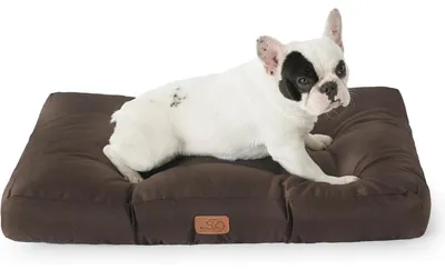 Produktbild von Hundematte waschbar gepolstert braun 76x50x10cm