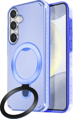 Produktbild von Avizar, MagSafe Hülle Samsung S24 Plus / S25 Plus Stoßfest mit Klappständer, Blau