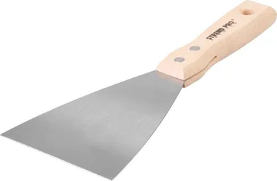 Obrázek produktu pro Stěrka Strend Pro Premium S295, 100x1,2 mm, Inox/nerezová ocel, buková rukojeť