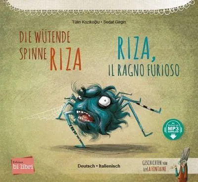 Produktbild von Die wütende Spinne Riza (Deutsch-Italienisch)