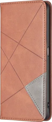 Produktbild von Mobigear Rhombus Slim  OPPO A76 Hülle Klapphülle - Braun