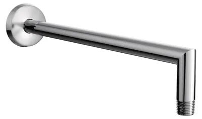 Regendusche Arm & Flansch, 14 Zoll, Chrom, Wandmontage