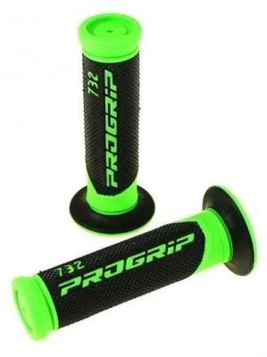 Produktbild von PROGRIP Motorradgriffe 732OP-GR 22/25mm 125mm Gummi