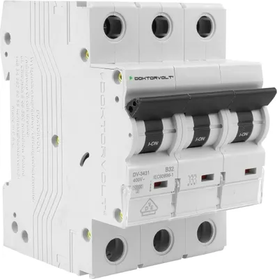 Produktbild von Leitungsschutzschalter MCB 10kA 3P 32A VDE Typ B LS-Schalter Doktorvolt DV-3431