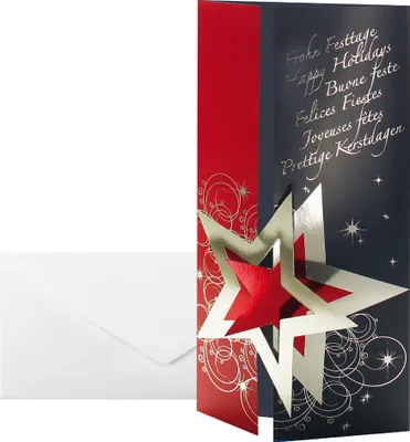 Produktbild von sigel Weihnachtskarte "Pleasure" DIN Lang