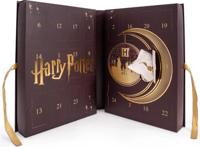 Produktbild von HARRY POTTER Socken Adventskalender Buchform : 35-41 : mehrfarbig Größe: 35-41 Farbe: mehrfarbig