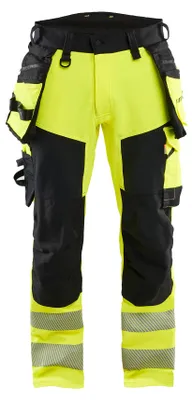 Produktbild von Blakläder High Vis Arbeitshose 4-Wege-Stretch 1122, Farbe:High Vis Gelb/Schwarz, Größe:C58