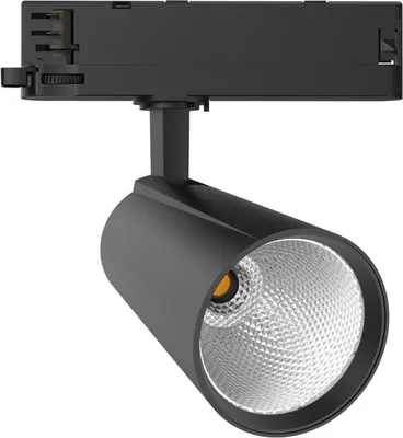 Image de Spot LED pour rail 30W triphasé 4000K blanc neutre noir