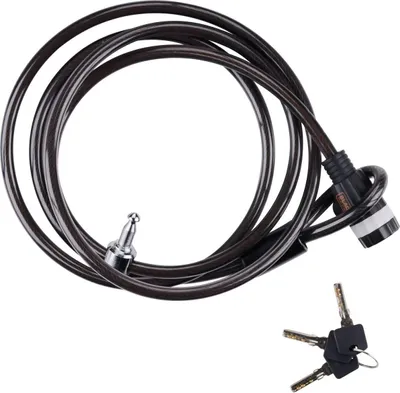 Obrázek produktu pro Zámek na kolo s kabelovým zámkem 10x2400MM FAMILY BLACK+DECKER
