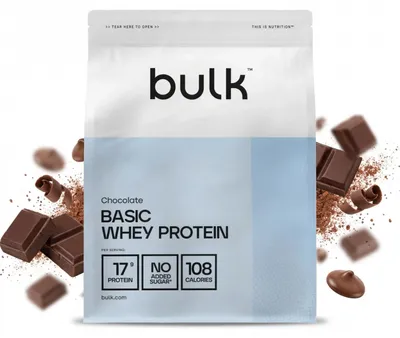 Produktbild von Bulk Basic Whey Protein (1250g) Chocolate - Eiweiße - Molkenprotein-Konzentrat