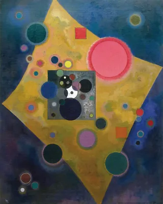 Produktbild von Wassily Kandinsky Kunstdruck Bild - Akzent In Rosa, 1926 (50 x 40 cm)