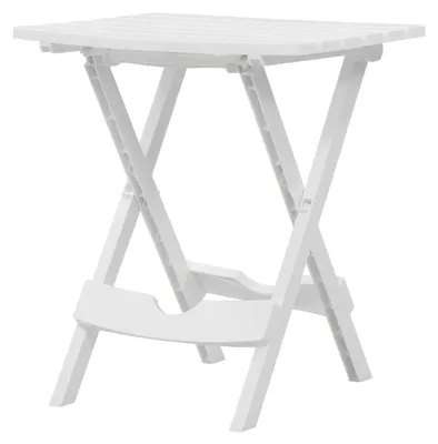 Produktbild von Klappbarer Gartentisch für Balkon und Terrasse 45,5 x 38,5 x 50 cm Weiß