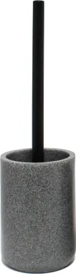 Produktbild von WC Garnitur GRANITE, stone grau, Polyesterharz, 10x40cm