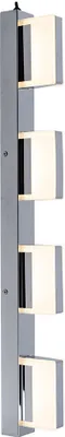 Produktbild von LED Wandleuchte, Chrom, satiniert, L 68 cm