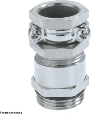 Immagine prodotto di Raccordo LAPP con scarico della trazione esterno M20x1,5 lungo con guarnizione in gomma Ottone (CuZn) nichelato Lunghezza filettatura