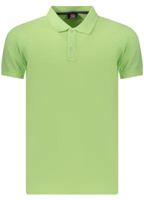 Produktbild von Grünes Herren-Kurzarm-Poloshirt mit Applikation und Logo