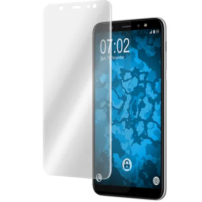 Produktbild von 1er-Pack PhoneNatic Displayschutzfolien klar Flexible Folien kompatibel mit Samsung Galaxy A6 Plus (2018)