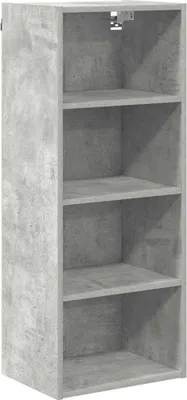 Obrázek produktu pro vidaXL Závěsná skříňka Betonová šedá 40 x 29,5 x 100 cm Dřevěný materiál