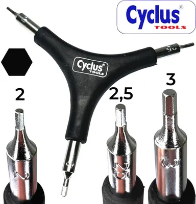 Produktbild von Cyclus Y Multi Sechskant 2,2.5,3 Steckschlüssel