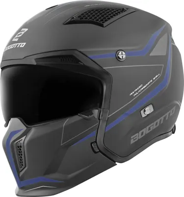 Obrázek produktu pro Bogotto Radic WN-ST 22.06 Helma, modrá/černá, S