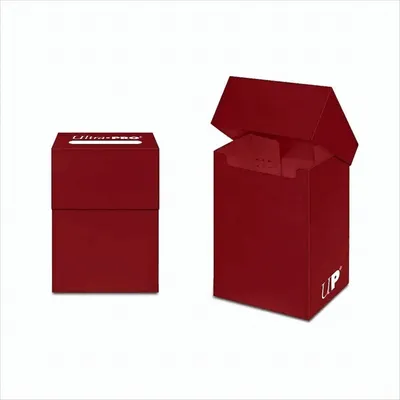 Produktbild von Amigo Ultra Pro Deck Box in der Farbe rot passend für Sammelkarten