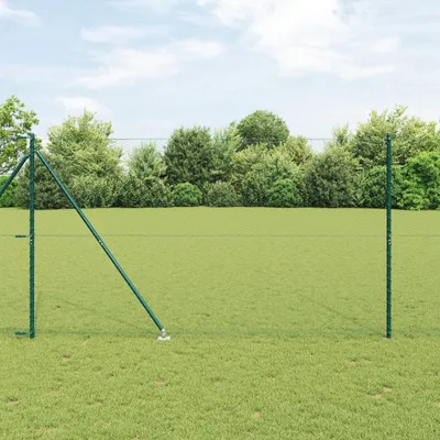 Produktbild von Hexagonzaun Grün 1,6x10 m Stahl, Zaunzubehör DesignMöbel Neu