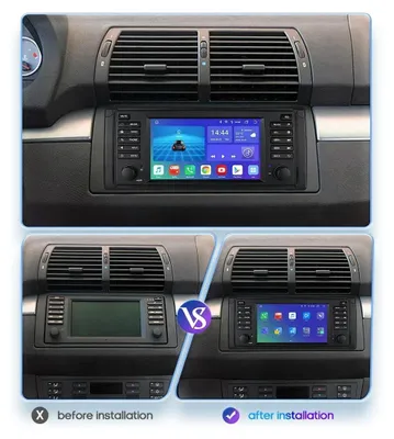 Obrázek produktu pro CarPlay – Multimediální autorádio – Displej pro systém CarPlay – Autorádio – Multimediální systém Android – 2DIN
