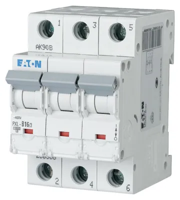 Immagine prodotto di Interruttore automatico EATON PXL-B16/3, B, 16 A, 3 poli