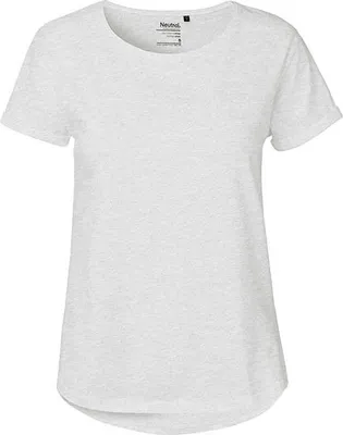 Immagine prodotto di Neutral O80012 | Maglietta donna con manica arrotolata / Maglia Single Jersey - Colore: Grigio cenere - Taglia: XXL