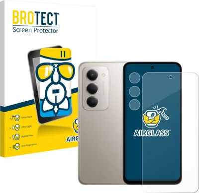 Produktbild von BROTECT Schutzglas für Xiaomi Redmi 15 (Display+Kamera) Schutzfolie Panzer Folie Glas Display Schutz klar