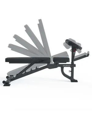 Produktbild von ATLETICA B2 Fullbody | Verstellbare Hantelbank | Komplettset B2 Fullbody inkl. der Anbauteile B2 LegMaster & B2 ArmMaster | Modular erweiterbar