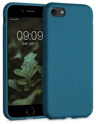 Produktbild von kalibri Case kompatibel mit Apple iPhone SE (2022) / iPhone SE (2020) / iPhone 8 / iPhone 7 - Hülle Handy - Handyhülle Karibikblau